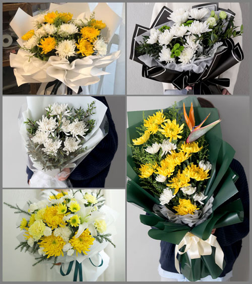 陕西渭南市白事花束代送